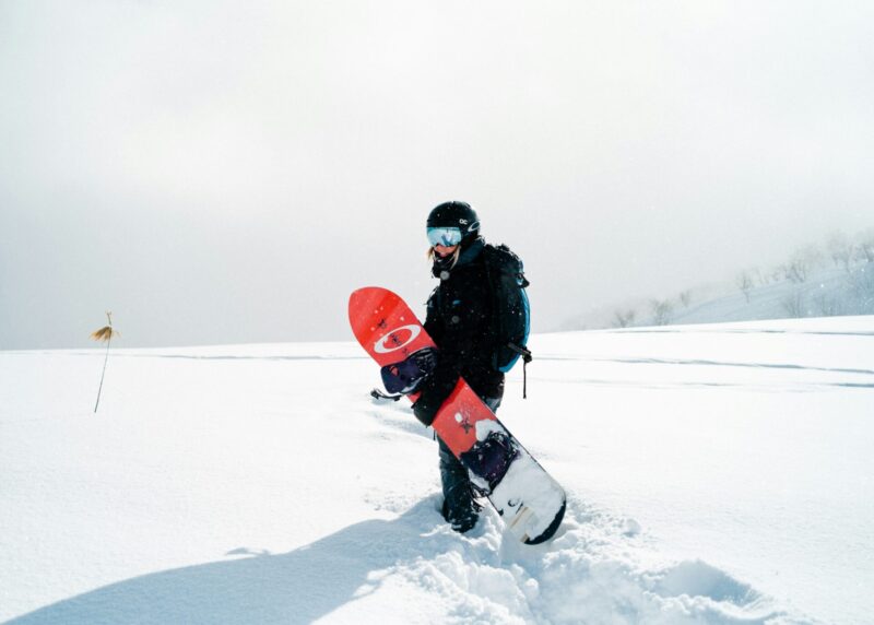 Snowboarding in Hakuba