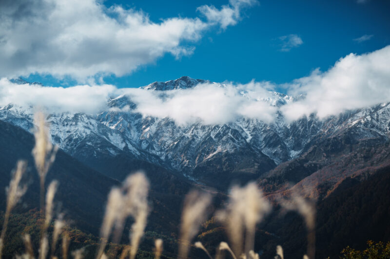 APC Base2 Staff instructing how to wear a life jacket before paddleboarding at Lake Aoki in Hakuba, Nagano.