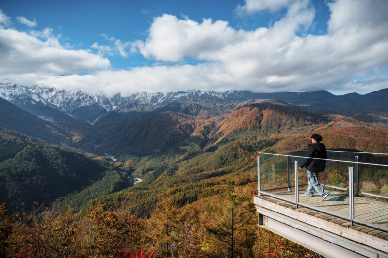 Outdoor seating area at CHAVATY HAKUBA